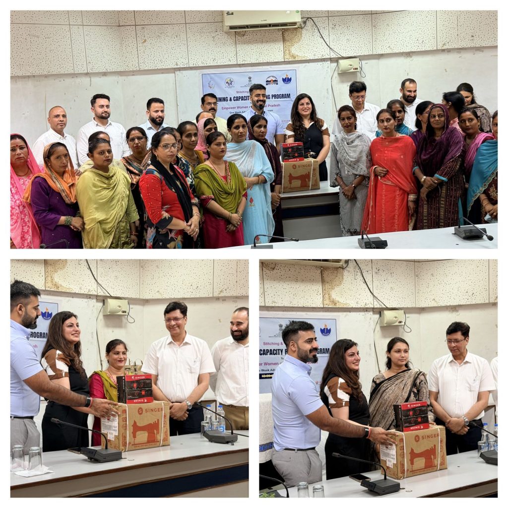 SkillLabs and Singer India distribute sewing machines to trained rural women